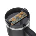 thumbnail image 1 of Hirioo Charming Daisy Bouquet Art for Stanley Cup Lid Nameplate Personalized Acrylic Nameplate Tumbler Lid Topper(30oz , 40oz), 1 of 9
