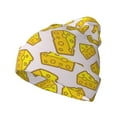 thumbnail image 1 of Hirioo Cheese for Men's Knit Cuffed Beanie for Outdoor Activities Unisex, 1 of 6