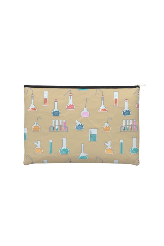 Chemistry Class for Paper Reusable Cosmetic Bag Zipper Encouragement Travel Pouch Toiletry Bag for Women Girls