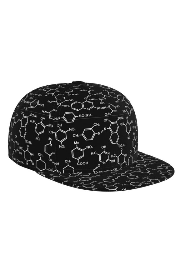 Chemistry Formulas 1 for Baseball Cap Men Cap Flat Brim for Men Women Teens Adjustable Baseball Cap