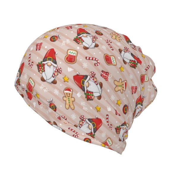 Hirioo Christmas Gnomes Santa Claus for Multifunction Beanie Hat for Men and Women Unisex for Winter Sports, Outdoor Activities, and Daily Wear