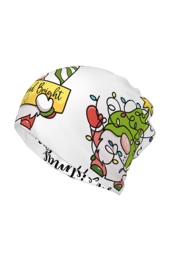 Christmas Gnomes for Multifunction Beanie Hat for Men and Women Unisex for Winter Sports, Outdoor Activities, and Daily Wear