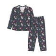 thumbnail image 1 of Hirioo Christmas Party for Women's Pajama Sets 2 Piece Pjs Women's Long-Sleeved Pajama Set Button Down Sleepwear,S-XXL-X-Large, 1 of 7