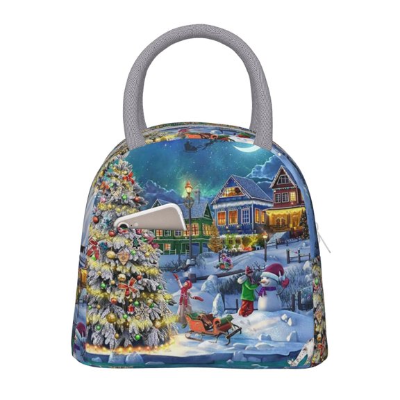 Hirioo Christmas Tree for Eco-friendly Lunch Box,Leakproof Lunch Box for School, Work, Travel, and Picnics,Perfect for Meal Prep