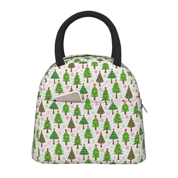 Hirioo Christmas Trees for Eco-friendly Lunch Box,Leakproof Lunch Box for School, Work, Travel, and Picnics,Perfect for Meal Prep