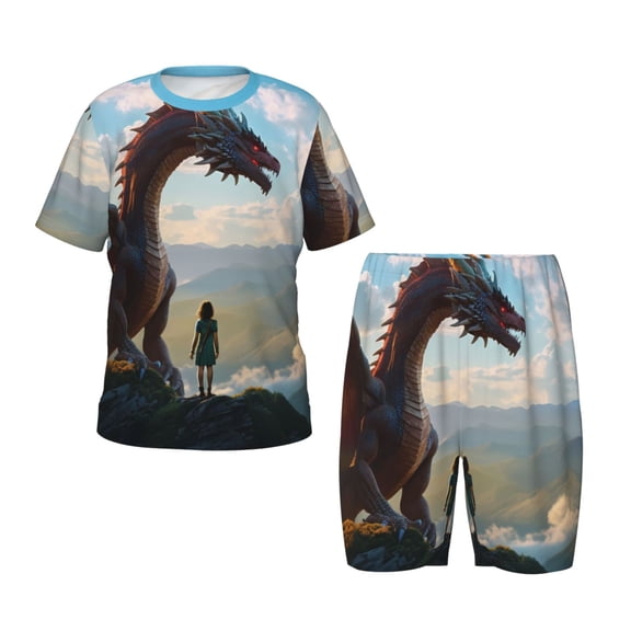 Hirioo Clear Sky Mountain Red Dragon Hirioo-3X-Large