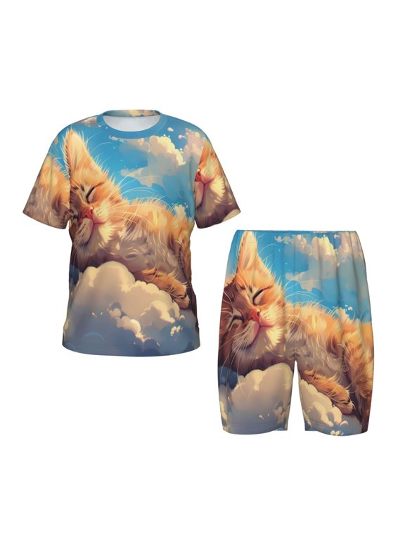 Cloud Sleeping Cat Hirioo-4X-Large
