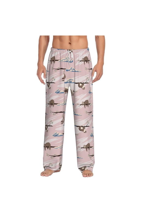 Cloud Sloth for Women's PJ Pajama Pants Sleep Pants Women's Home Trousers with Pockets,S-3XL-3X-Large