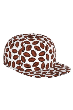 Coffee Rugby for Baseball Cap Men Cap Flat Brim for Men Women Teens Adjustable Baseball Cap