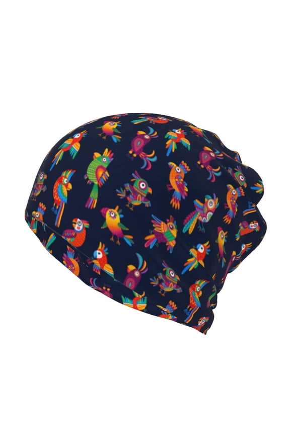 Colorful Birds for Multifunction Beanie Hat for Men and Women Unisex for Winter Sports, Outdoor Activities, and Daily Wear