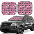 thumbnail image 1 of Hirioo Colorful Cute French Bulldog for 2PCS Windshield Sun Shade Foldable | Front Windshield Shade for Sun, Heat and UV Rays-Medium, 1 of 6
