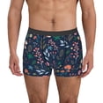 thumbnail image 1 of Hirioo Colorful Flowers for Men's Boxer Briefs Men Cotton Underwear Boxer Briefs Panties-Medium, 1 of 5