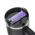 thumbnail image 1 of Hirioo Colorful Purple Cosmos Flower for Stanley Cup Lid Nameplate Personalized Acrylic Nameplate Tumbler Lid Topper(30oz , 40oz), 1 of 9