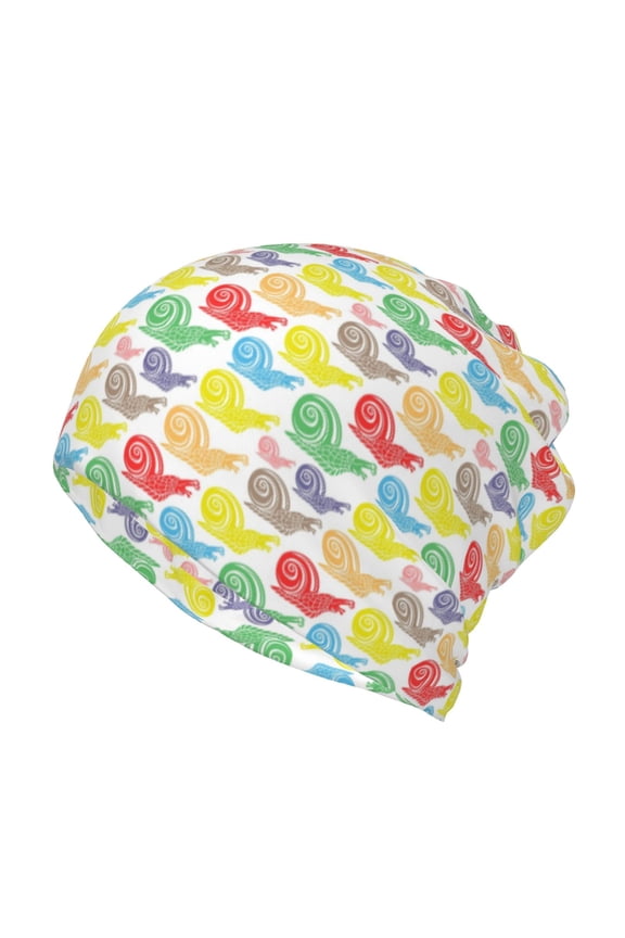 Colorful Snails for Multifunction Beanie Hat for Men and Women Unisex for Winter Sports, Outdoor Activities, and Daily Wear