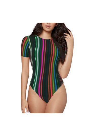 People Striped Bodysuit
