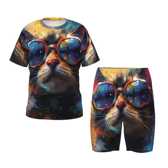 Hirioo Cool Cat With Sunglasses Hirioo-Medium