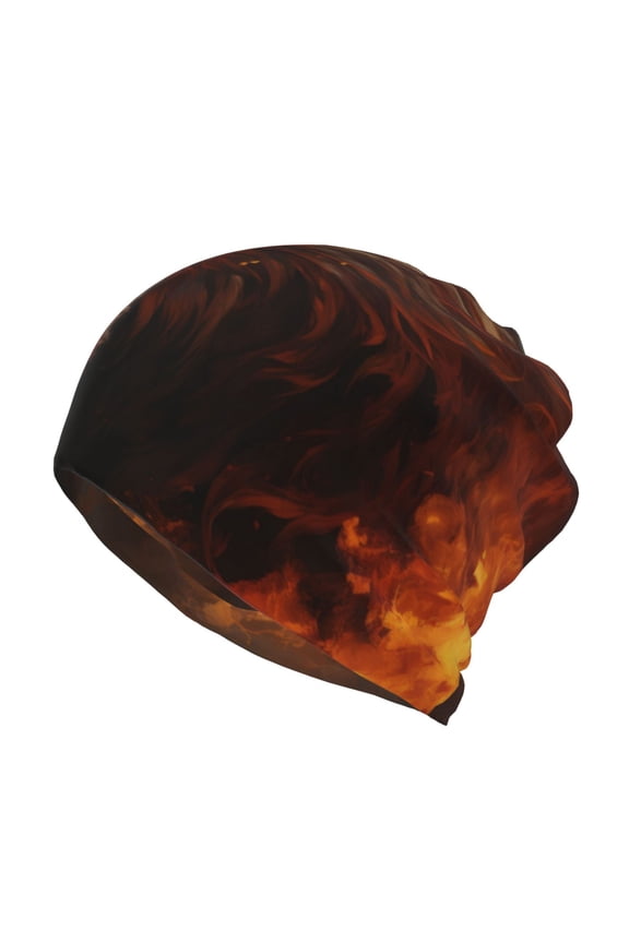 Cool Flame Lion A for Multifunction Beanie Hat for Men and Women Unisex for Winter Sports, Outdoor Activities, and Daily Wear