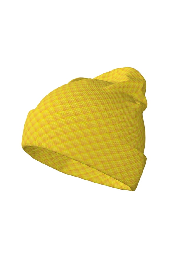 Corn 3 for Men's Knit Cuffed Beanie for Outdoor Activities Unisex