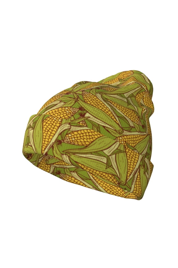 Corn 6 for Men's Knit Cuffed Beanie for Outdoor Activities Unisex