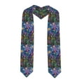 thumbnail image 1 of Hirioo Cosmic Purple Irises for 72" Graduation Shawl Stole Unisex Adults Graduation Sash Honor Graduation Stole for High School and College-Sharp Corner, 1 of 7