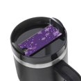 thumbnail image 1 of Hirioo Crystal Purple Snowflake for Stanley Cup Lid Nameplate Personalized Acrylic Nameplate Tumbler Lid Topper(30oz , 40oz), 1 of 9