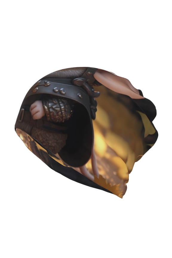 Cute Big-Eared Mouse for Multifunction Beanie Hat for Men and Women Unisex for Winter Sports, Outdoor Activities, and Daily Wear