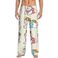 thumbnail image 1 of Hirioo Cute Bull Dog for Women's PJ Pajama Pants Sleep Pants Women's Home Trousers with Pockets,S-3XL-X-Large, 1 of 6