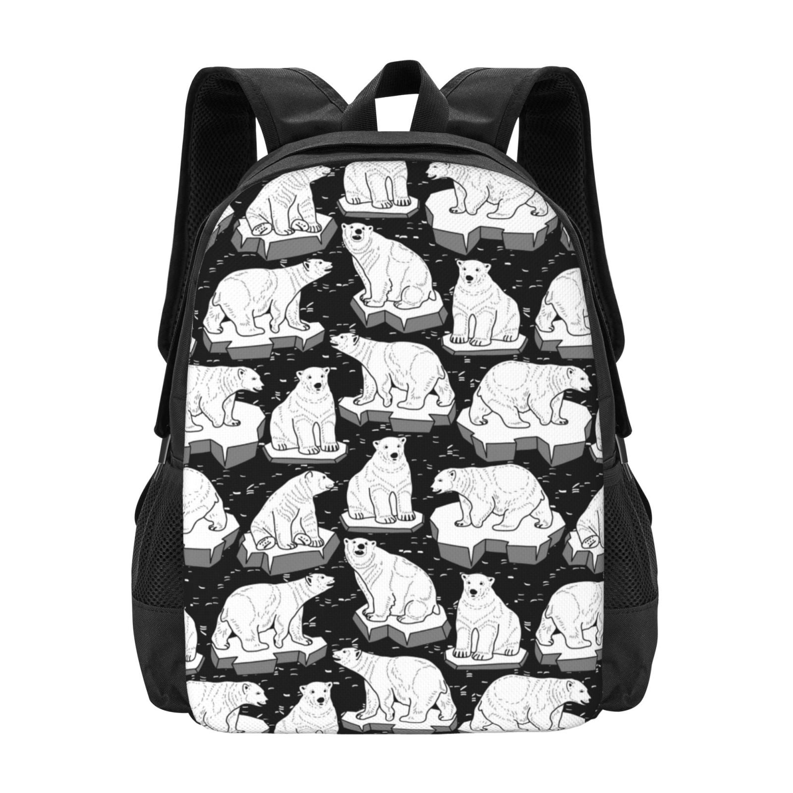 Betsey Johnson Polar Bear Backpack - Gray and White Backpack polar bear – Wild & Soft main image 2