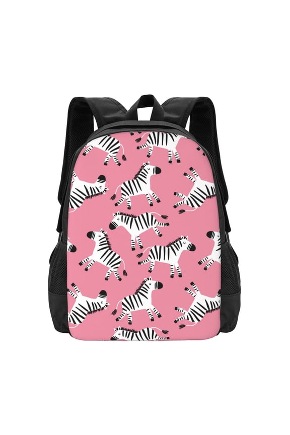 Cute Cartoon Zebra for Minimalist Backpack Large Capacity Backpack Travel Backpack For School