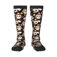 thumbnail image 1 of Hirioo Cute Dog Panda for Adult Stockings Breathable Sock Non-Pilling,Contrasting Color Design, 1 of 6