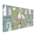 thumbnail image 1 of Hirioo Cute Farm Birds for Mouse Pad ,Anti-Slip Base, Durable Stitched Edges, Perfect for Gaming, Office, and Home Use,16x35.5in, 1 of 9