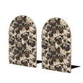 thumbnail image 1 of Hirioo Cute French Bulldog for Bookends Decorative Bookends for Shelves for Home or Office, Non-Slip Base, 1 of 8