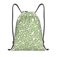 thumbnail image 1 of Hirioo Cute Frog Print Drawstring Backpack Bag Sport Versatile Sports Backpack for Gym, Travel, Swimming, Beach, 1 of 9