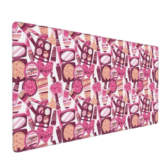 Hirioo Cute Girl for Mouse Pad ,Anti-Slip Base, Durable Stitched Edges, Perfect for Gaming, Office, and Home Use,16x35.5in