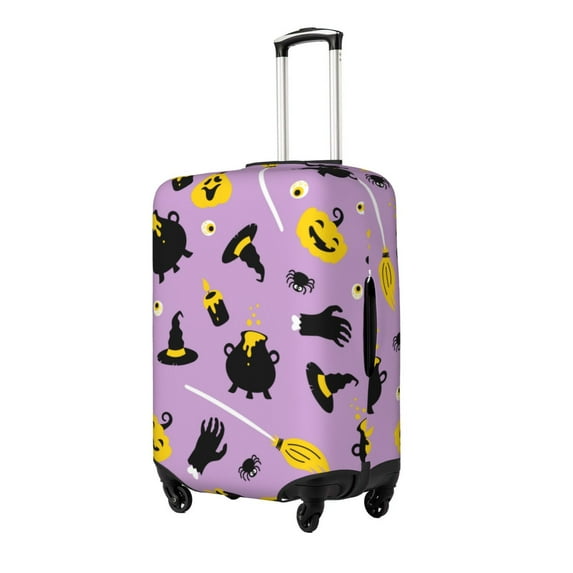 Hirioo Cute Halloween for Elasticity Suitcase Cover (No luggage Included) Durable Luggage Protector Fits 18-32 Inch Luggage-Medium