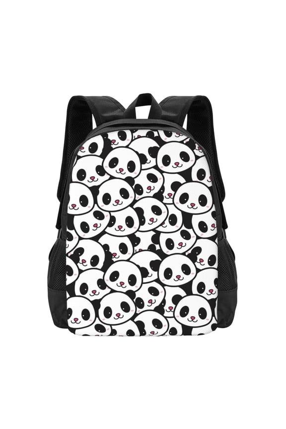 Cute Panda Face for Minimalist Backpack Large Capacity Backpack Travel Backpack For School