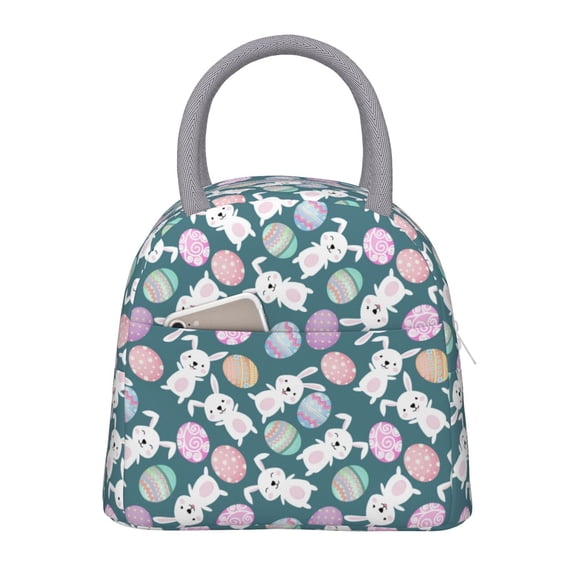 Hirioo Cute Rabbit Easter for Eco-friendly Lunch Box,Leakproof Lunch Box for School, Work, Travel, and Picnics,Perfect for Meal Prep