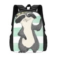 thumbnail image 1 of Hirioo Cute Raccoon for Minimalist Backpack Large Capacity Backpack Travel Backpack For School, 1 of 8
