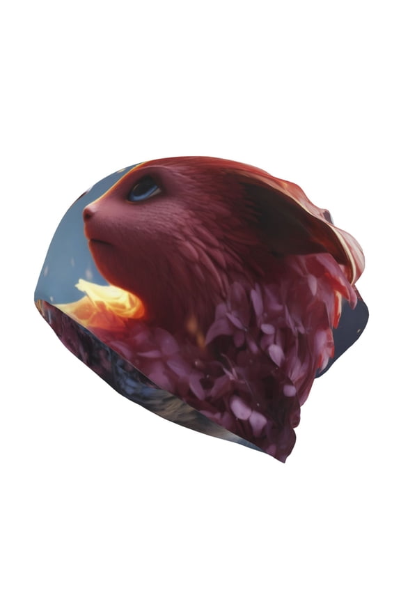 Cute Red And White Elf for Multifunction Beanie Hat for Men and Women Unisex for Winter Sports, Outdoor Activities, and Daily Wear