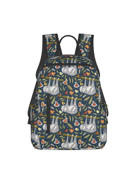 Cute Sloth for Lightweight Backpack, Durable and Comfortable, Ideal for Travel, School, Hiking, and Everyday Use