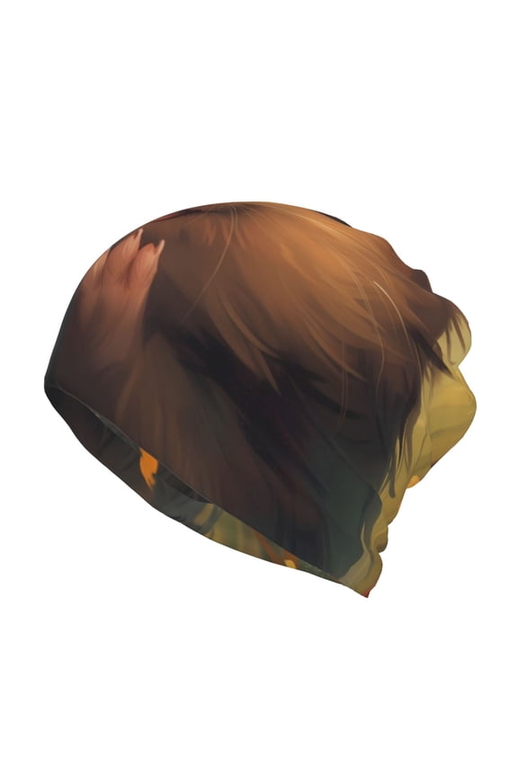 Cute Sunflower Guinea Pig for Multifunction Beanie Hat for Men and Women Unisex for Winter Sports, Outdoor Activities, and Daily Wear