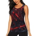 thumbnail image 1 of Hirioo Cyberpunk Cityscape Lights for Women's Workout Tank Top Sleeveless Workout Tops Athletic Gym Shirts-Medium, 1 of 7
