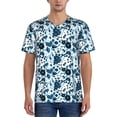 thumbnail image 1 of Hirioo Daisies Flowers for Men's Baseball T-shirt Shirts Short Sleeve Casual Summer Button Stretch T Shirts,Size S-4XL-Medium, 1 of 7