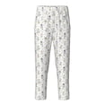 thumbnail image 1 of Hirioo Dancing Dogs for Teenagers' Pajama Pants Womens Lounge Pants with Pockets Pj Bottoms Pants for Men-Large, 1 of 6