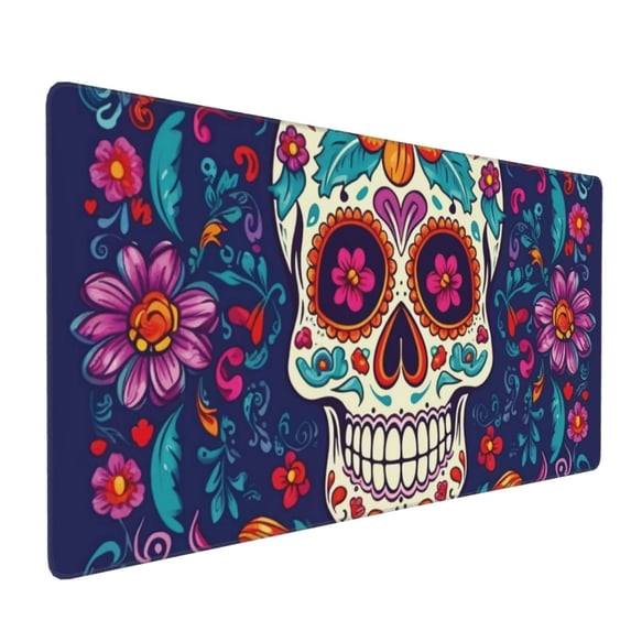 Hirioo Dead Day Party for Mouse Pad ,Anti-Slip Base, Durable Stitched Edges, Perfect for Gaming, Office, and Home Use,16x35.5in