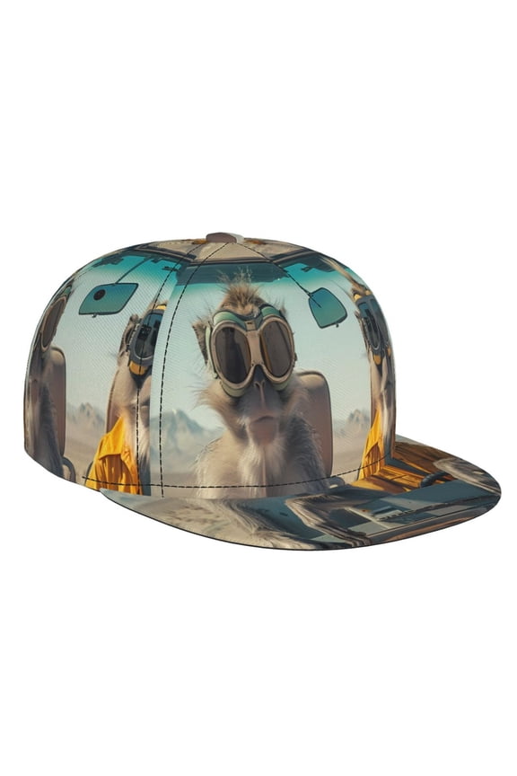 Desert Monkeys Drive for Baseball Cap Men Cap Flat Brim for Men Women Teens Adjustable Baseball Cap