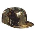 thumbnail image 1 of Hirioo Dinosaur Bald Eagle for Baseball Cap Men Cap Flat Brim for Men Women Teens Adjustable Baseball Cap, 1 of 7