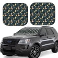 thumbnail image 1 of Hirioo Dinosaur In The Space for 2PCS Windshield Sun Shade Foldable | Front Windshield Shade for Sun, Heat and UV Rays-Small, 1 of 6