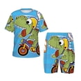 thumbnail image 1 of Hirioo Dinosaur Riding a Motorcycle Hirioo-Large, 1 of 6