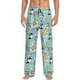 thumbnail image 1 of Hirioo Dogs for Men's PJ Pajama Pants Sleep Pants Men's Home Trousers with Pockets,S-3XL-3X-Large, 1 of 6
